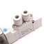 Used SMC SY3120-5LZ-C4 Solenoid Valve, 2-Position 5-Port, 24VDC, 0.15-0.7MPa