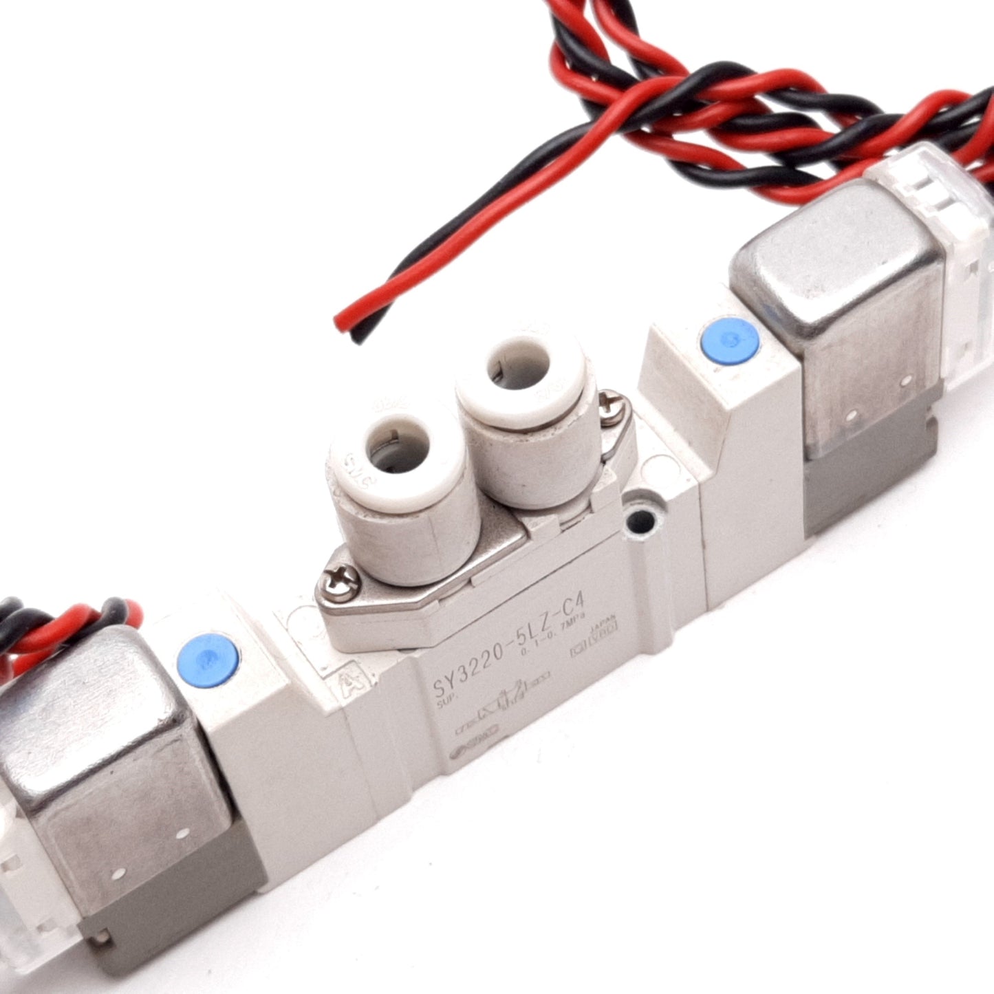 Used SMC SY3220-5LZ-C4 Solenoid Valve, 2-Position 5-Port, 24VDC, 0.1-0.7MPa