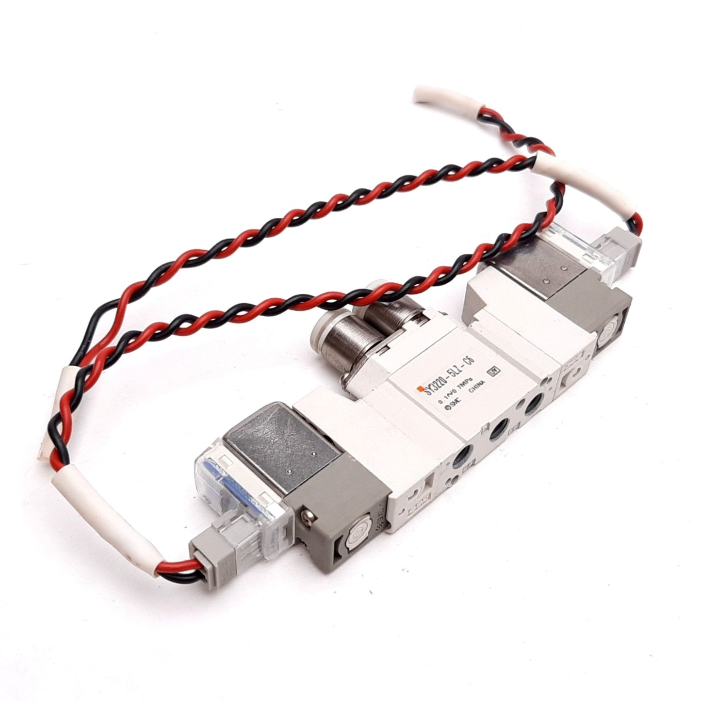 Used SMC SY3220-5LZ-C6 Solenoid Valve, 2-Position 5-Port, 24VDC, 0.1-0.7MPa