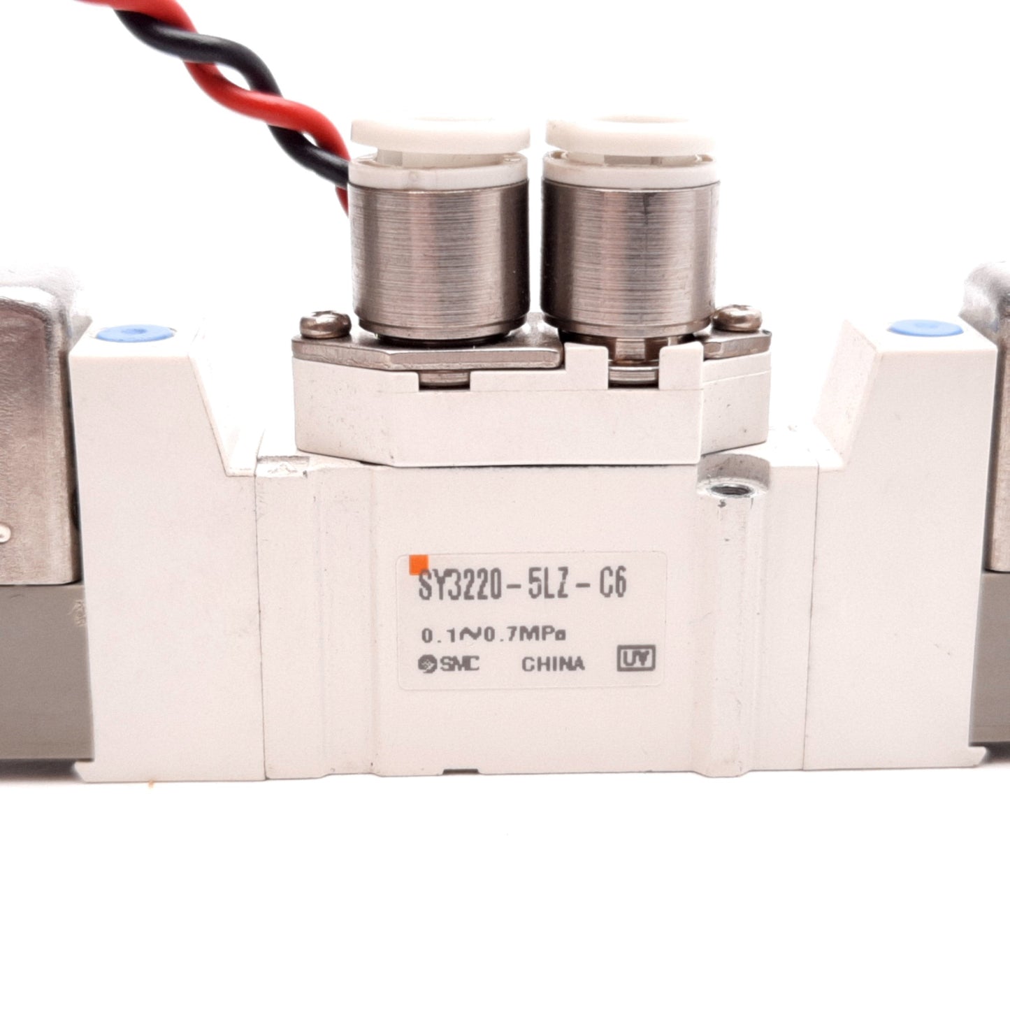 Used SMC SY3220-5LZ-C6 Solenoid Valve, 2-Position 5-Port, 24VDC, 0.1-0.7MPa