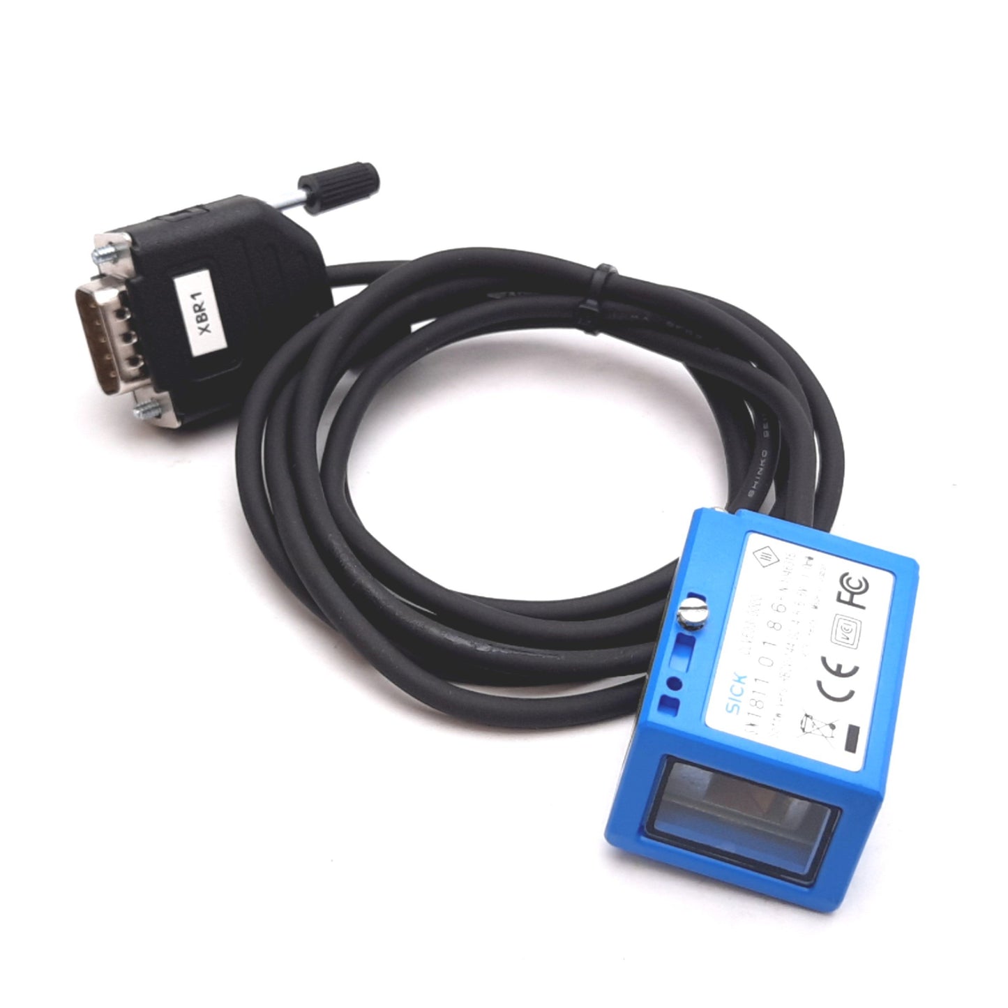 Used Sick CLV503-0000 Barcode Line Scanner, 4.5-5.5VDC, 50-630mm, 650nm Laser