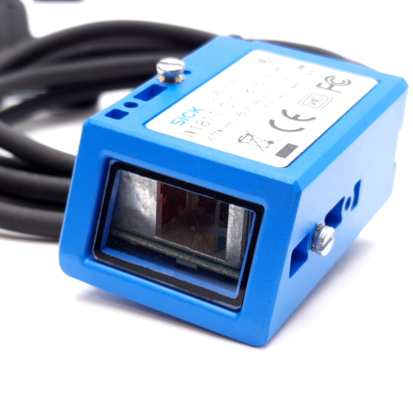 Used Sick CLV503-0000 Barcode Line Scanner, 4.5-5.5VDC, 50-630mm, 650nm Laser