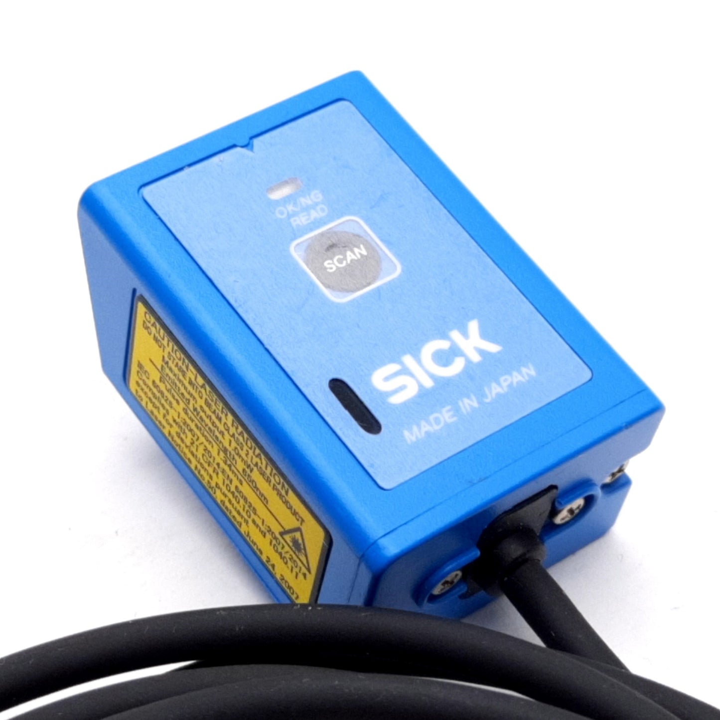 Used Sick CLV503-0000 Barcode Line Scanner, 4.5-5.5VDC, 50-630mm, 650nm Laser