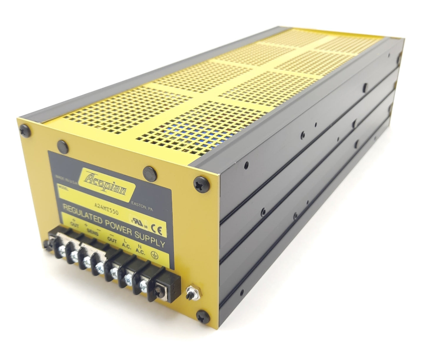 New Acopian A24MT550 Linear Regulated Power Supply M13, 105-125VAC, 24V, 5.5A