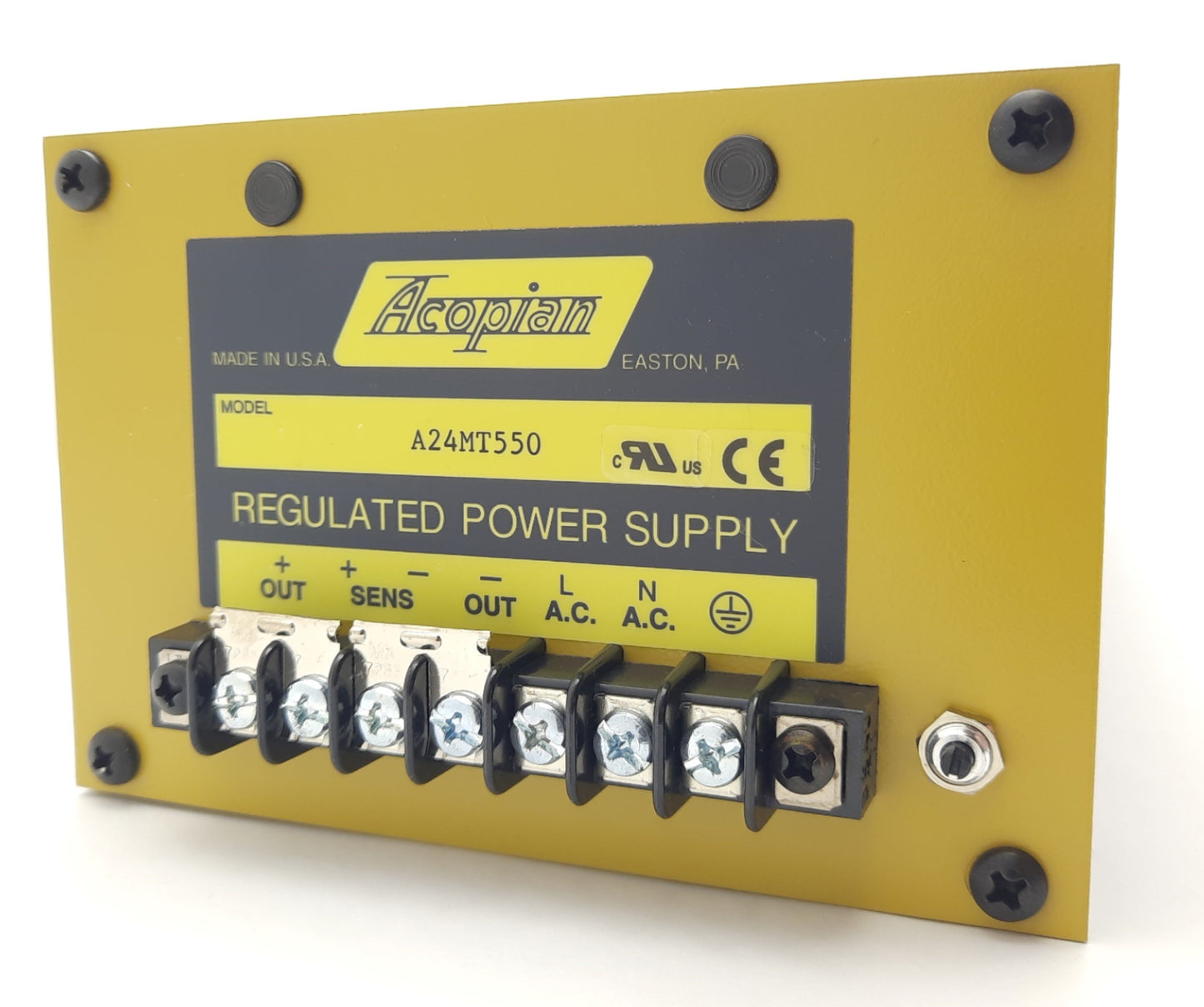New Acopian A24MT550 Linear Regulated Power Supply M13, 105-125VAC, 24V, 5.5A