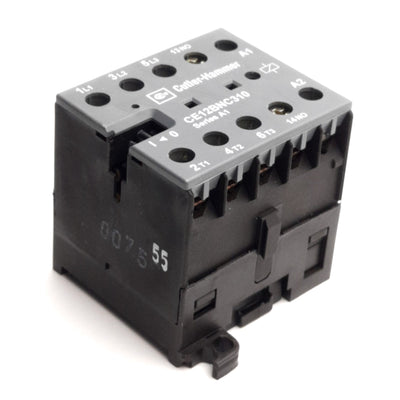 Used Cutler-Hammer CE12BNC310 IEC Contactor, 3-Poles, 24V DC Coil, 1NO, 12A 600V AC