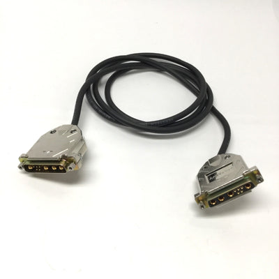 Used Aerotech NDrive Brushless Motor Stage 4-pin Power Cable Extension M-F 4ft