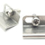 Used Hoffman Nvent AL18 Clamp Kit For Enclosure/Junction Box 304, Stainless Steel