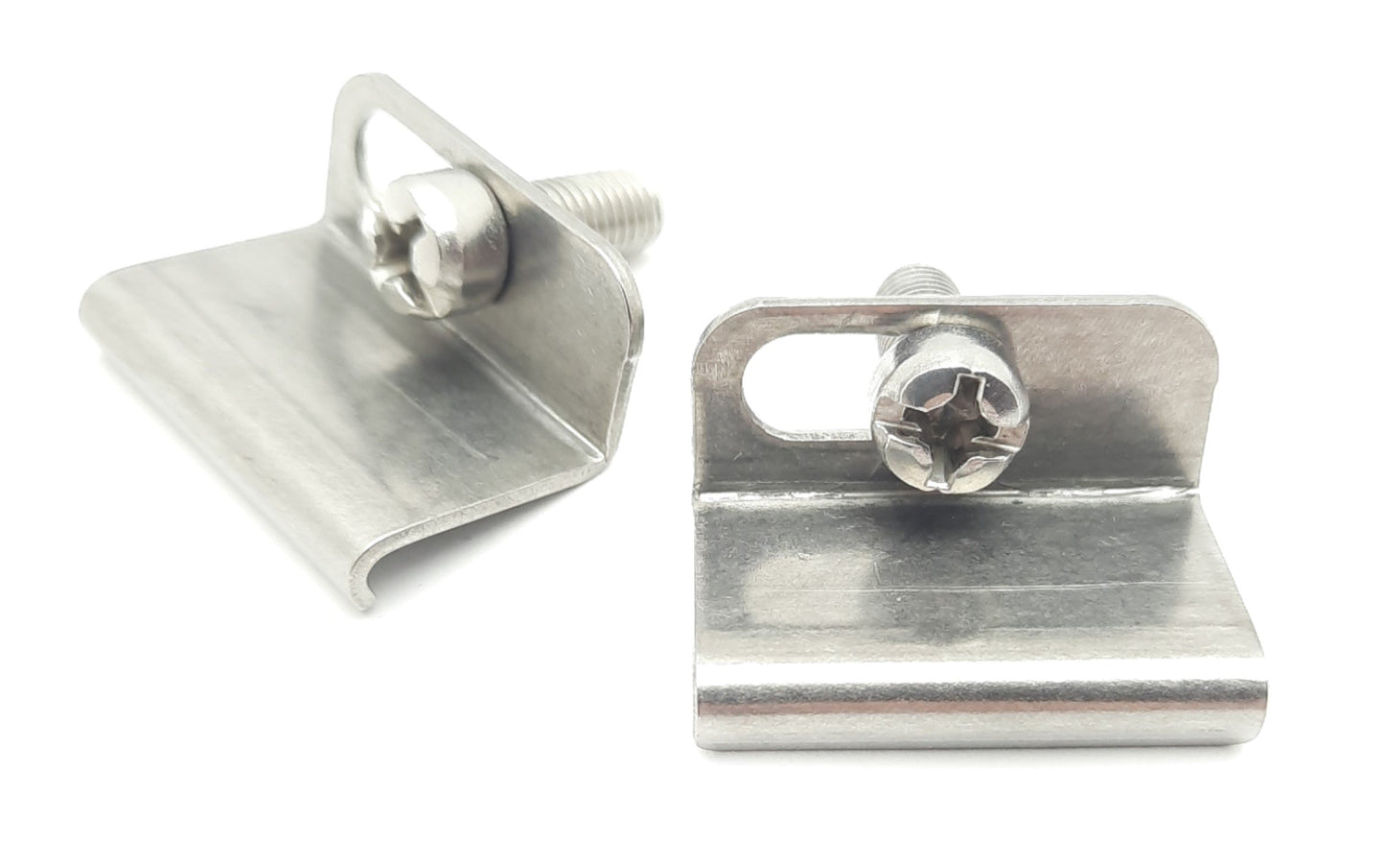 Used Hoffman Nvent AL18 Clamp Kit For Enclosure/Junction Box 304, Stainless Steel