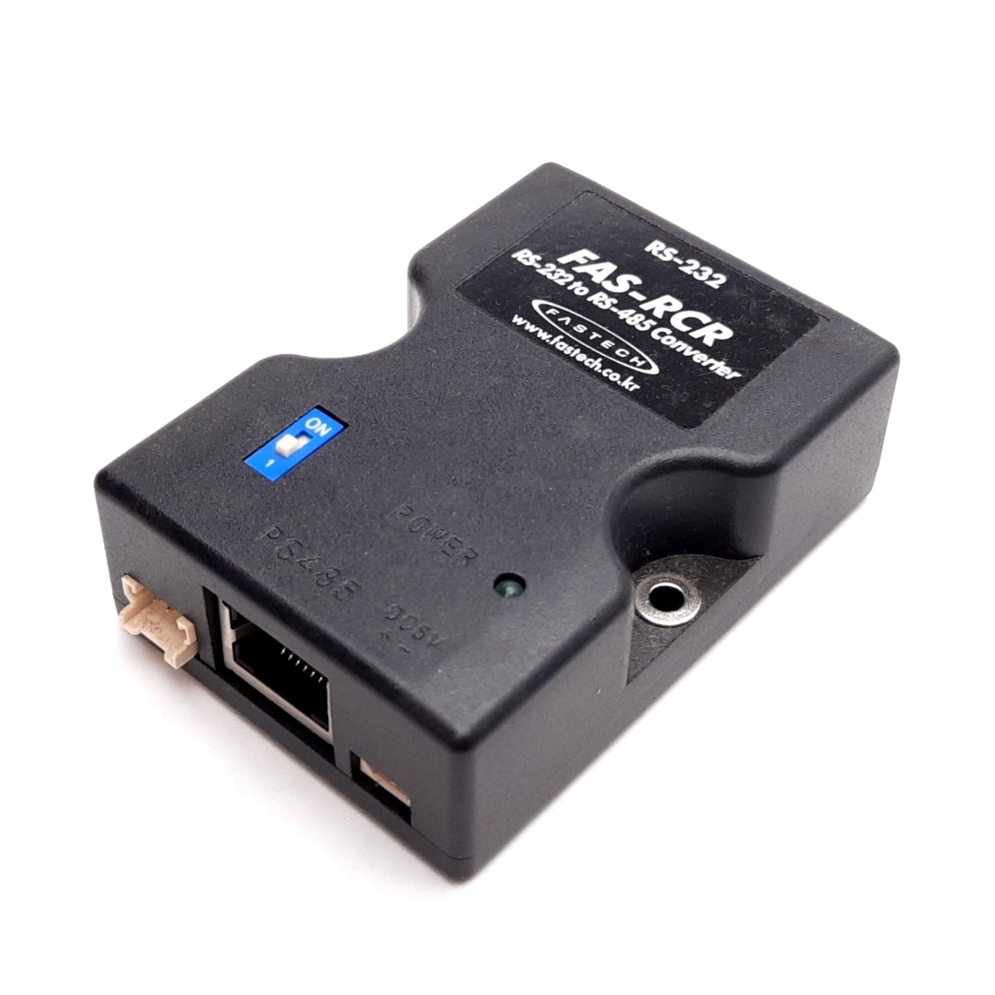 Used Fastech FAS-RCR RS-232 to RS-485 Converter, Speed: 115.2kbps, DB9 Female, RJ-45