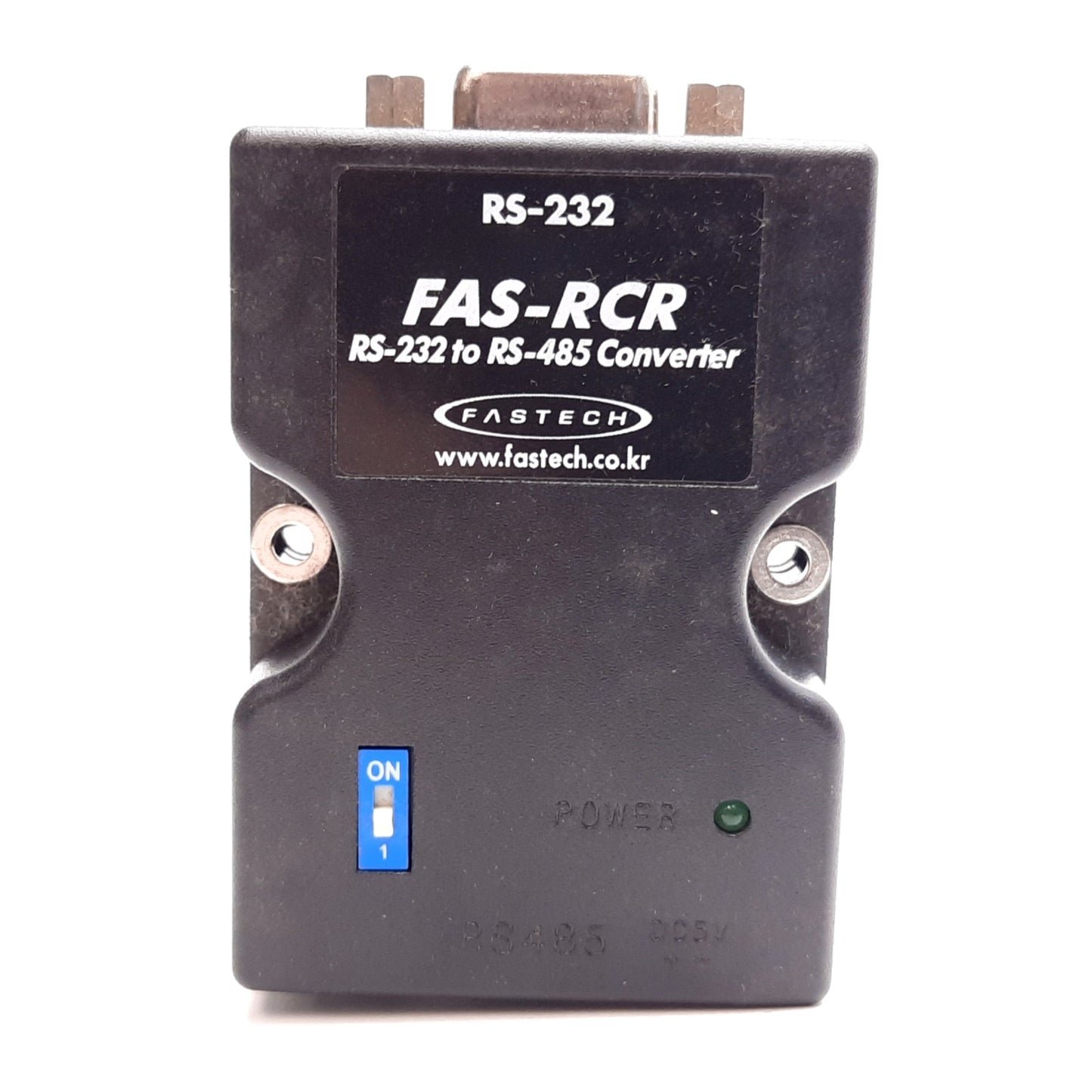 Used Fastech FAS-RCR RS-232 to RS-485 Converter, Speed: 115.2kbps, DB9 Female, RJ-45