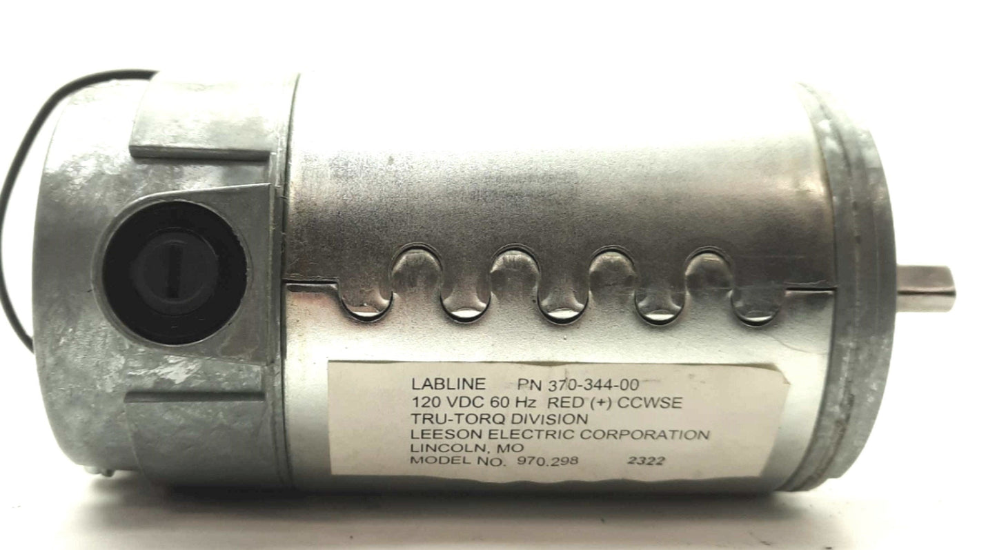 Used Lab-Line 370-344-00 Replacement DC Motor, 120VDC 60Hz, for 4628 Incubator