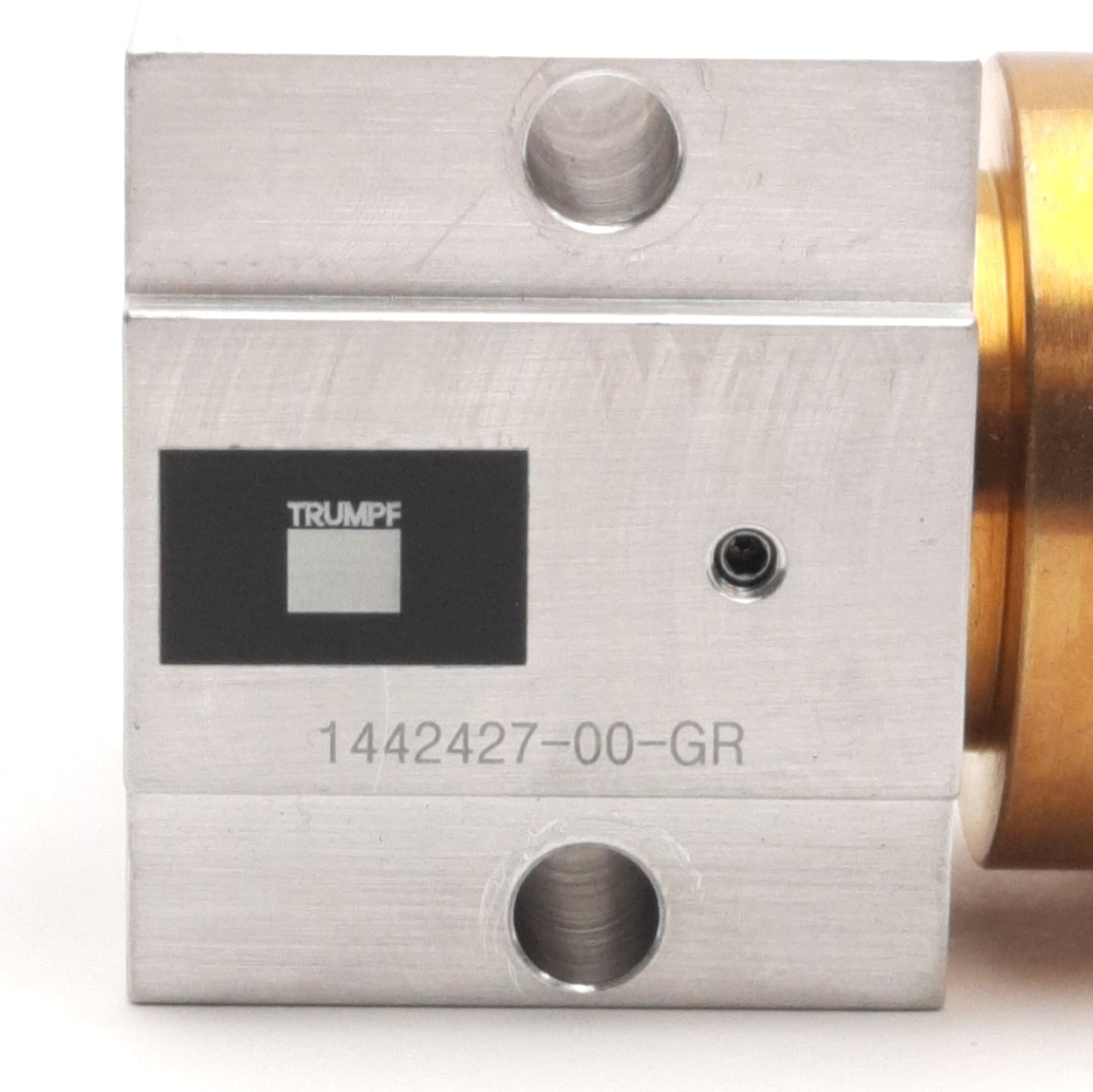 Used Trumpf 1442427-00-GR Diode Laser Lens for Trumark Station, SMA 905, 1/8" Input
