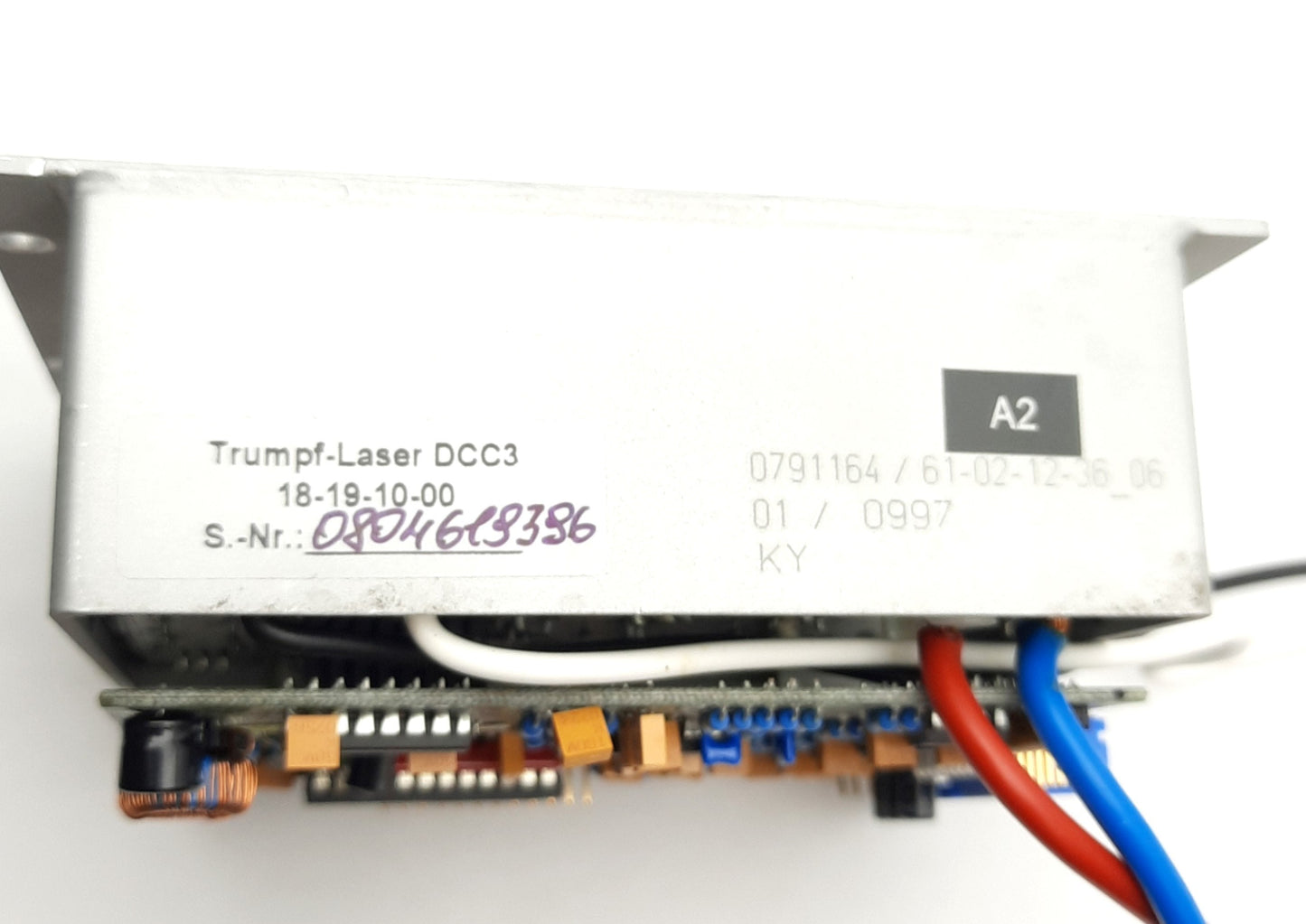 Used Trumpf Haas Laser DCC3 Diode Current Control Module 50A, 6mm P2C, 18-19-10-00