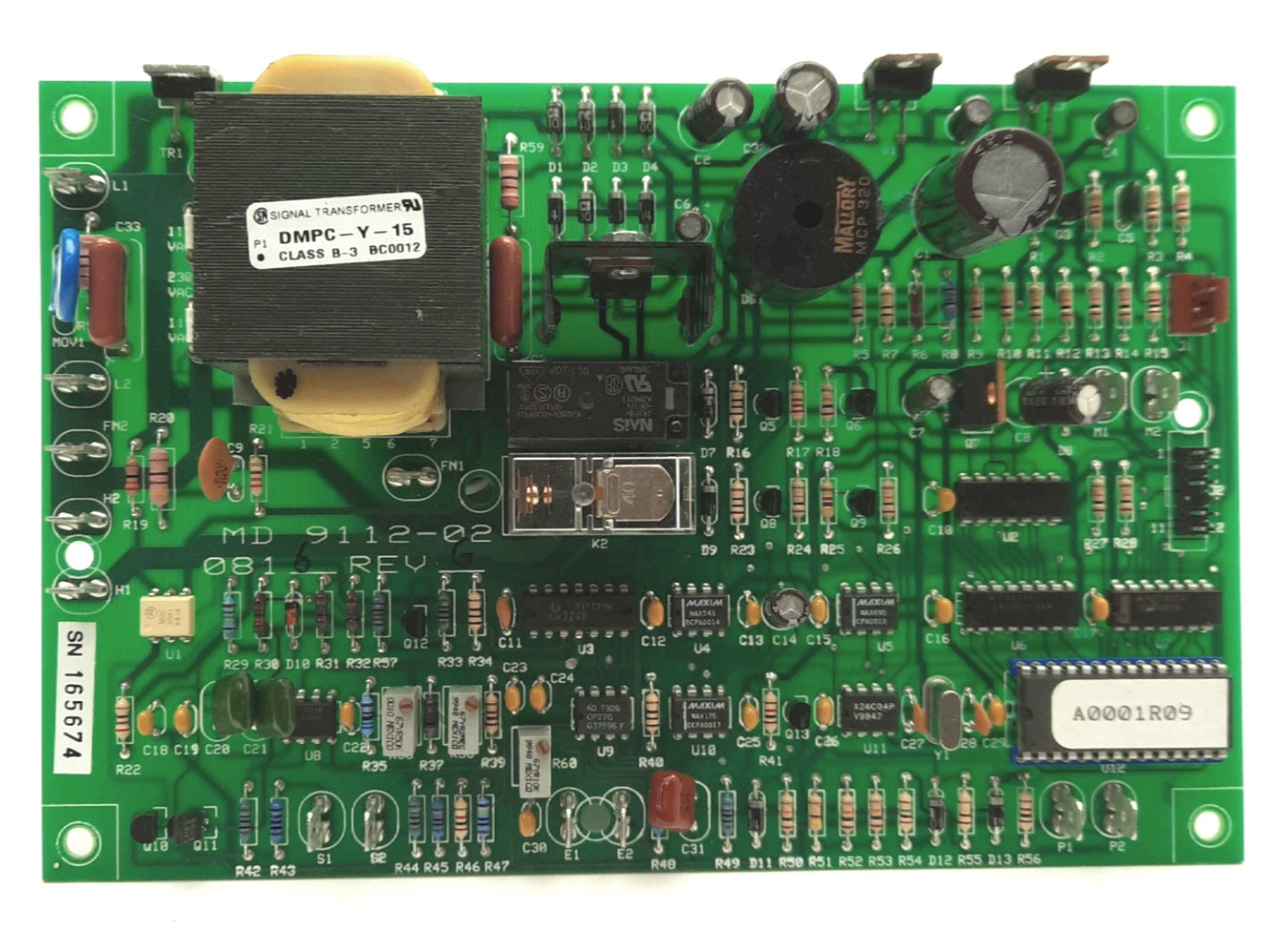 Used Lab-Line MD 9112-02-0816 Control Board, from 4628CC Shaking Incubator