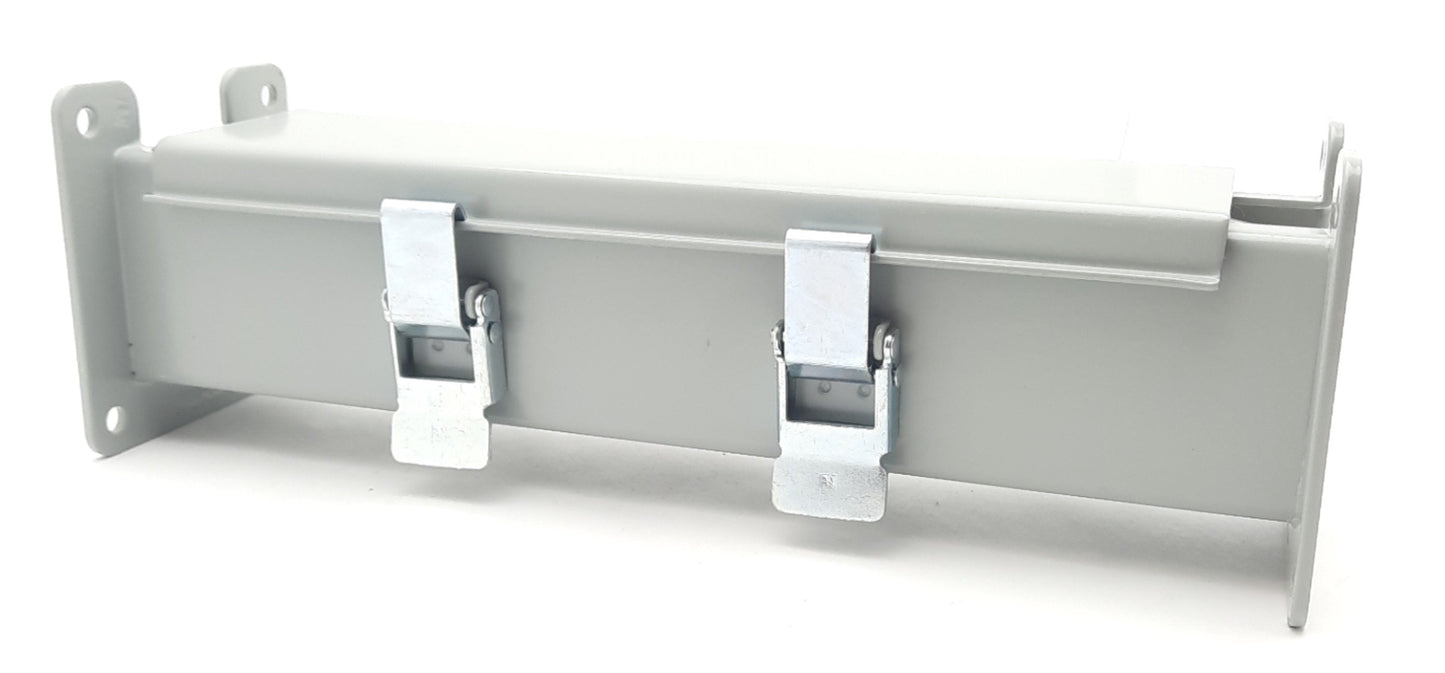 New Hoffman F22L12 Straight Section Lay in Hinged Cover Wireway 2.5 x 2.5"