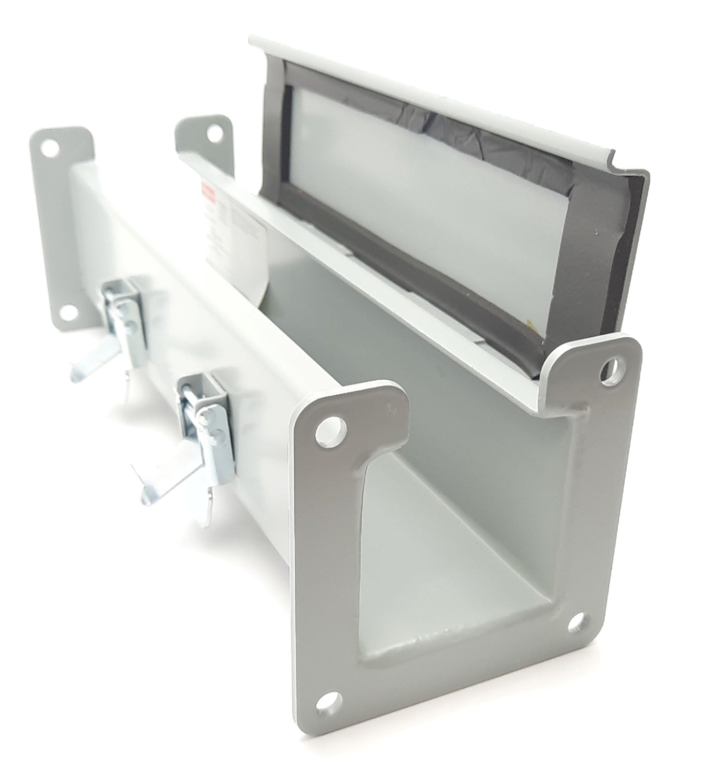 New Hoffman F22L12 Straight Section Lay in Hinged Cover Wireway 2.5 x 2.5"