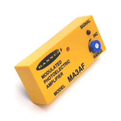New Other Banner MA3AF MICRO-AMP Modulated Photoelectric Sensor Amplifier, 10-30VDC, NPN