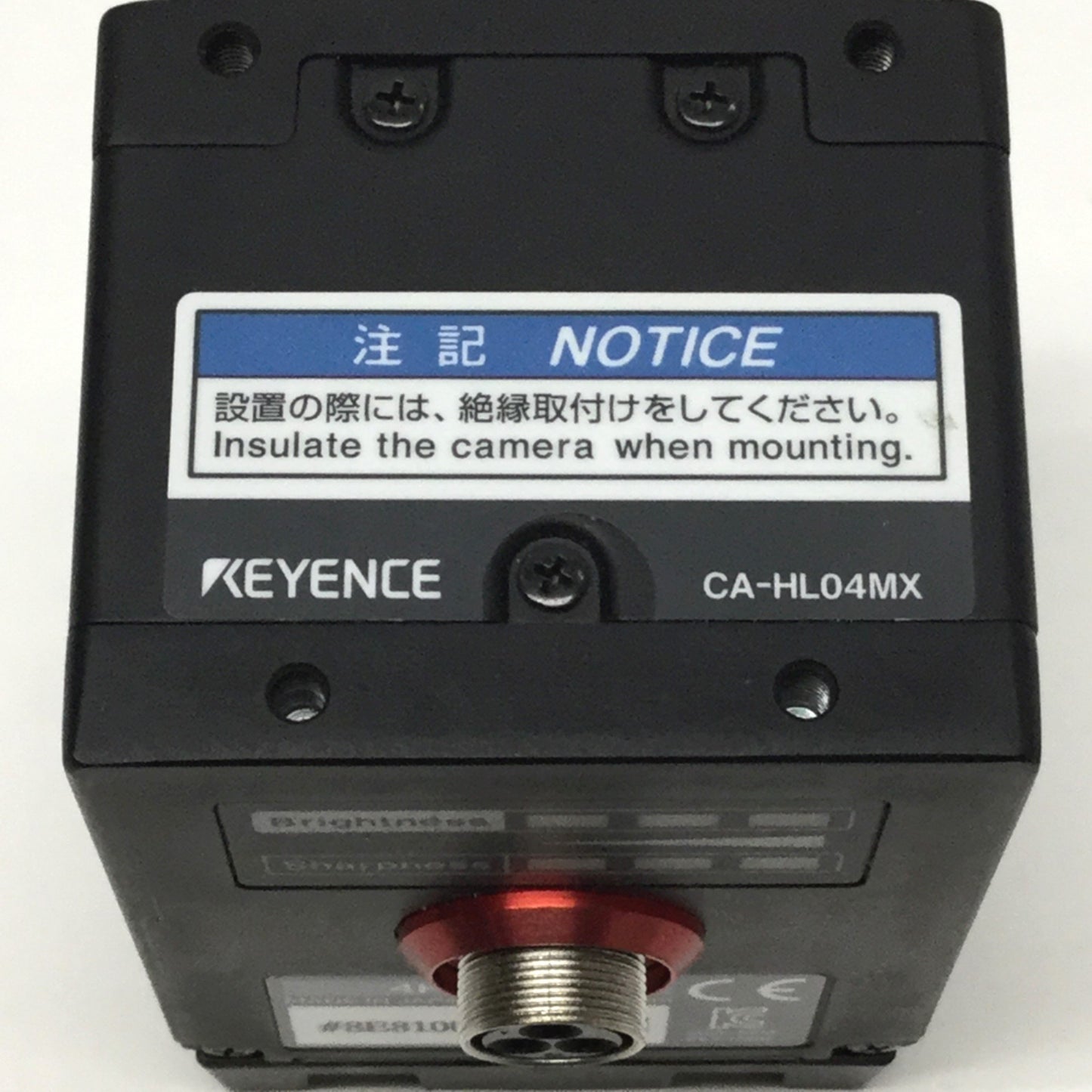 Used Keyence CA-HL04MX Vision System High-Speed 4K Line Scan Camera w/LED Pointer