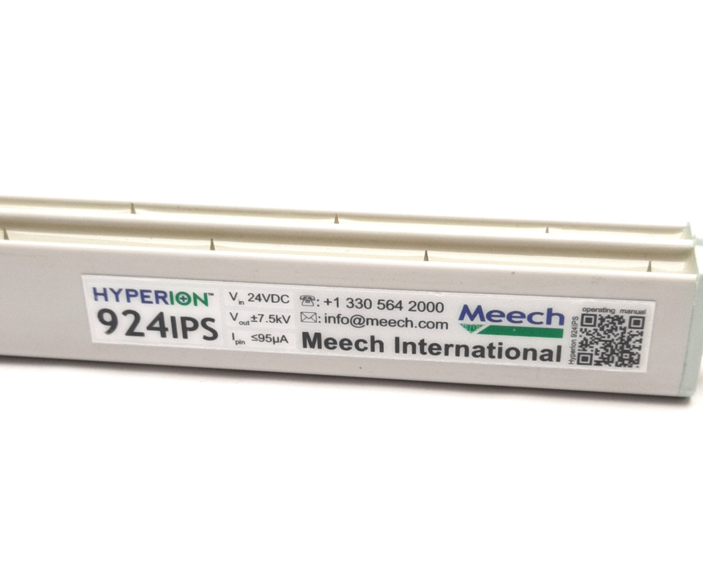 Used Meech International 924IPS-14 Ionizing Bar, 24V DC Input, 7.5kV Out, 20Hz