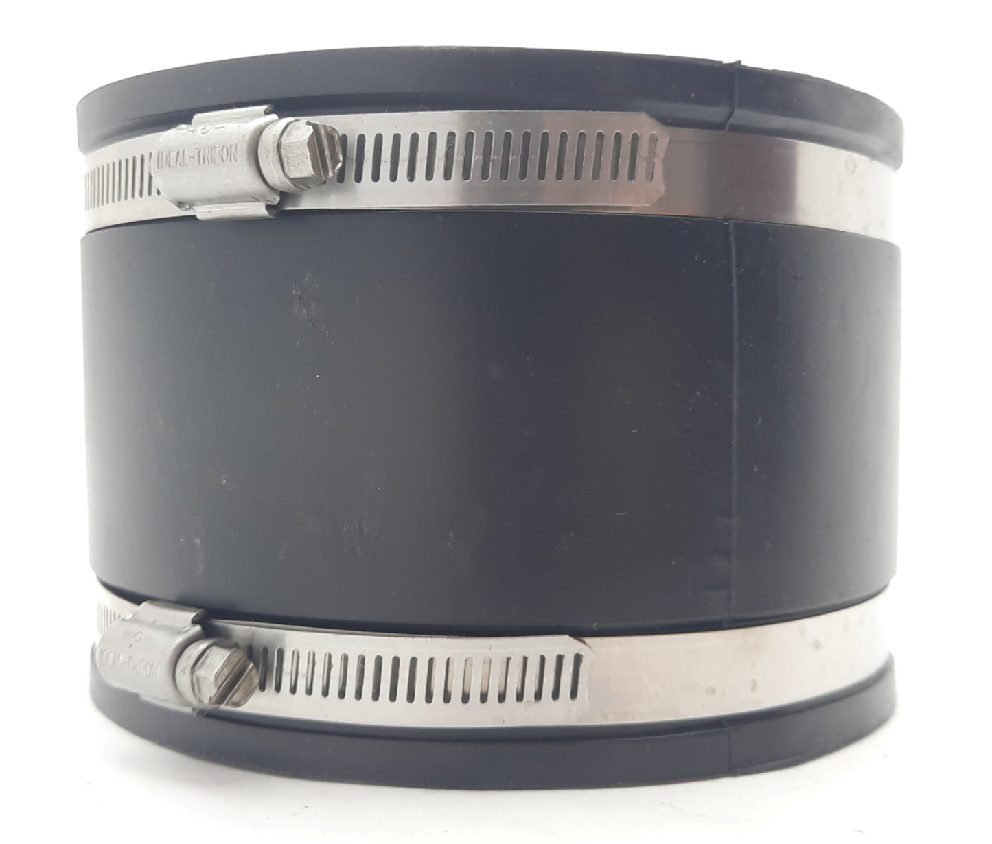 New Lot of 2 Fernco 1001-44 Flexible PVC Pipe Coupling 4" Clay to 4" Clay