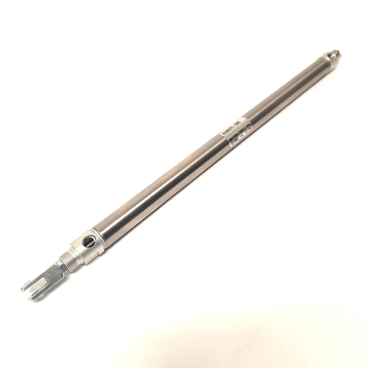Used SMC NCDMC075-1200C Double Acting Round Body Cylinder 3/4" Bore, 12" Stroke