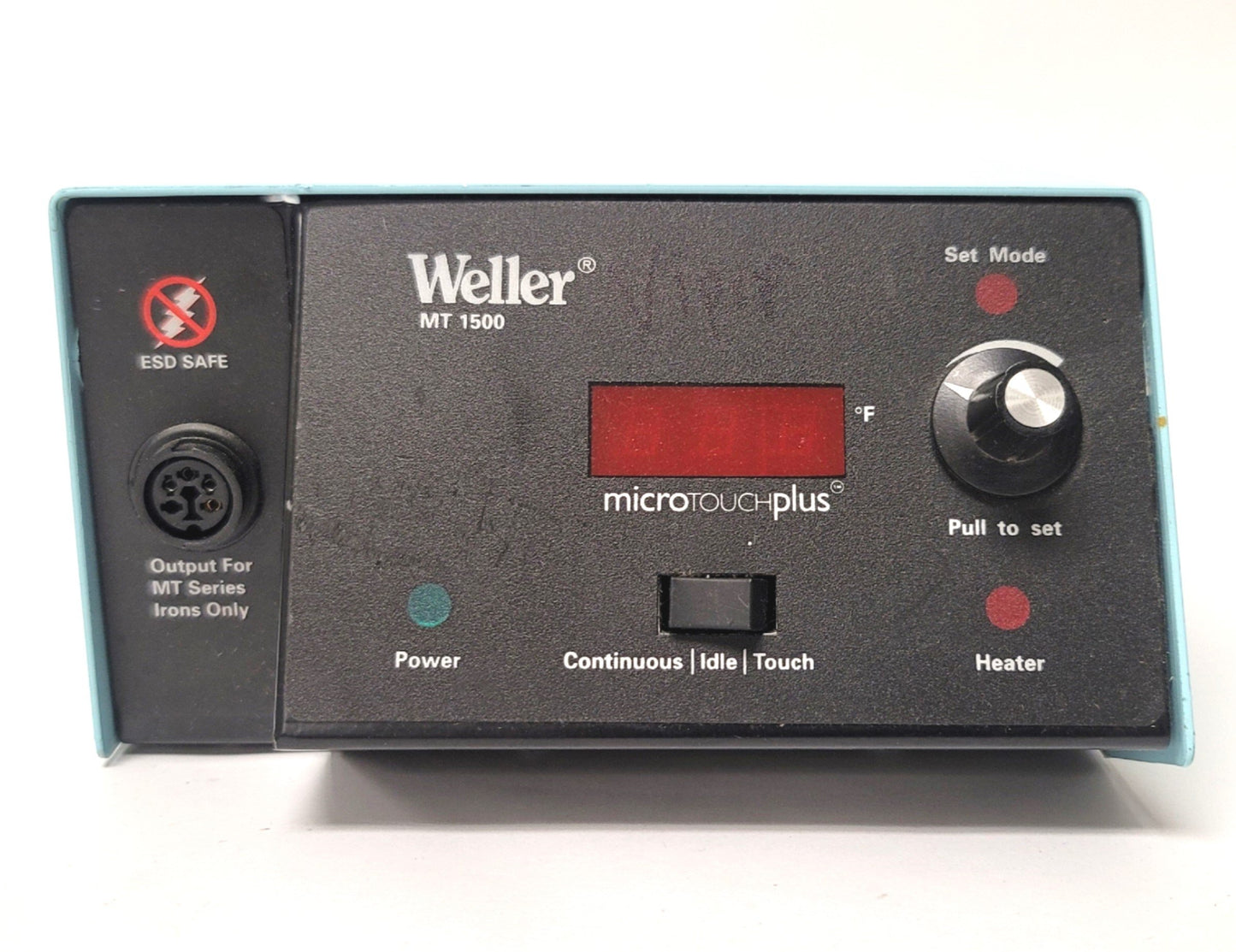Used Weller MT1500 Micro Touch Soldering Station With MT1501 400-800°F, 150W, 120VAC