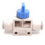Used Lot of 3 SMC VHK3-08F-08F Finger Valve, Connections: 8mm Tube, 1.0MPa Max