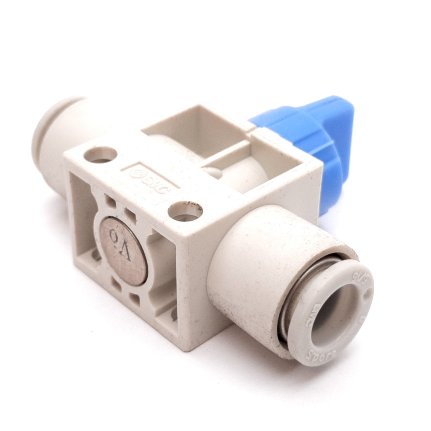 Used Lot of 3 SMC VHK3-08F-08F Finger Valve, Connections: 8mm Tube, 1.0MPa Max