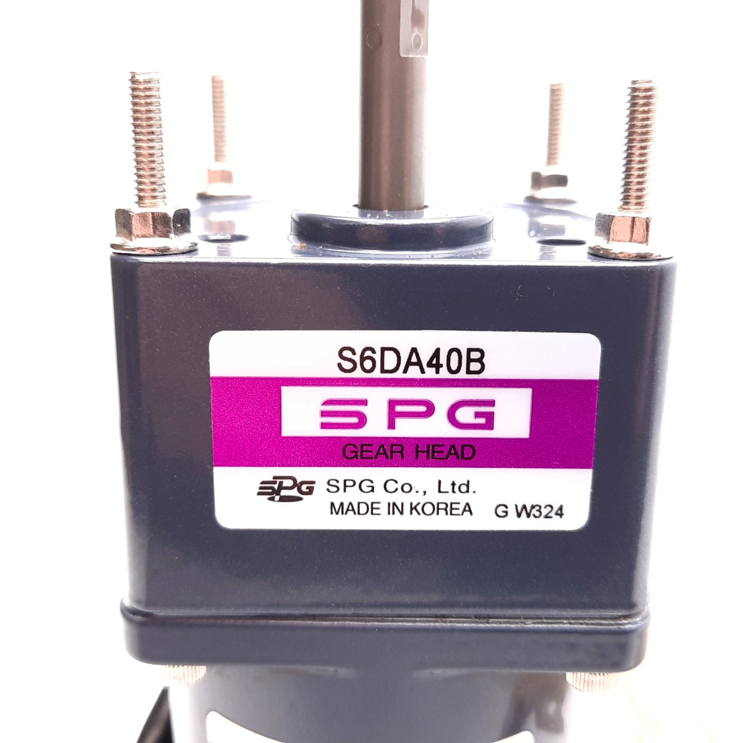 Used SPG S6I06GA-S12 Speed Control Motor, 110VAC 6W, 90-1700RPM, W/ S6DA40B Gear Head