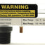 Used King Instrument 75202103C04 Acrylic Flowmeter .2-2GPM 3" Scale 1/2"MNPT 1/4"FNPT