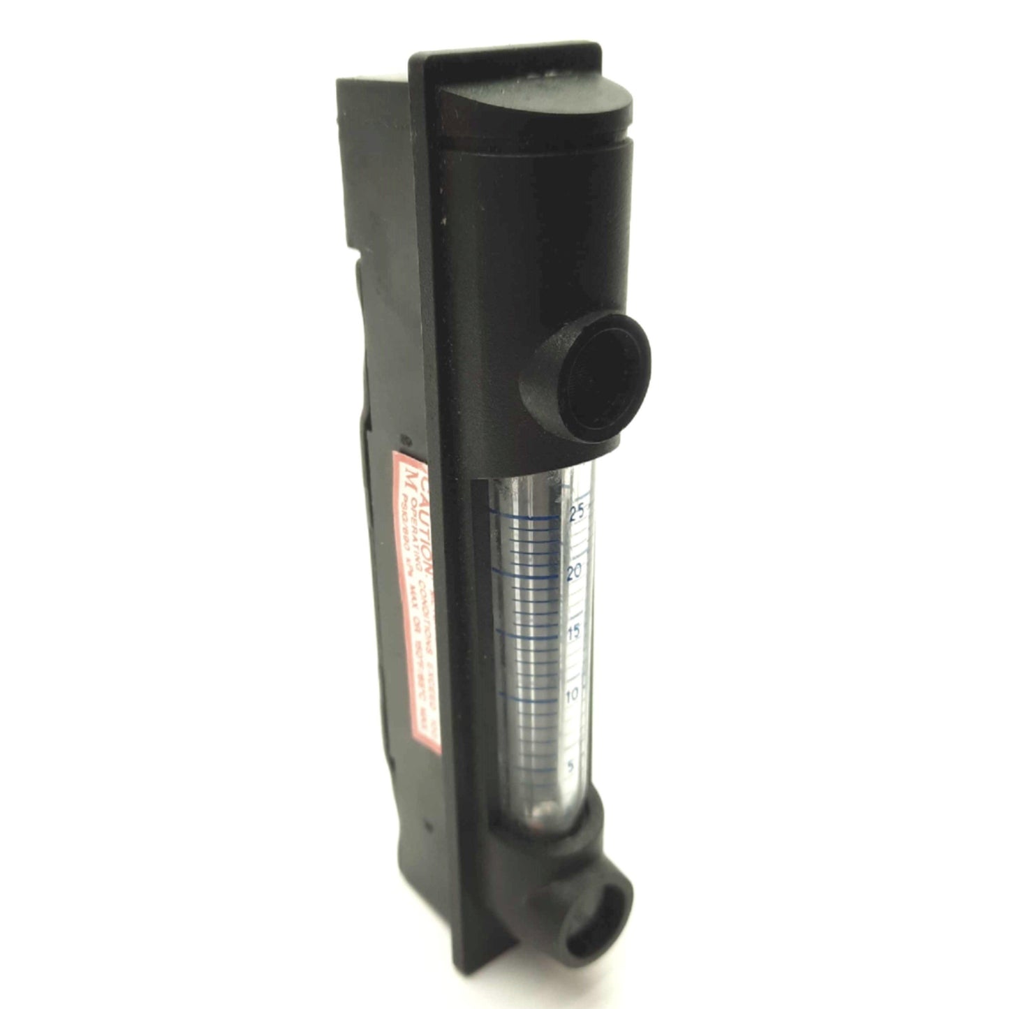 Used Key Instruments MR3L21SNBN Flowmeter 2-20GPH 2" Scale ±4% 1/8"FNPT 100PSI 150°F