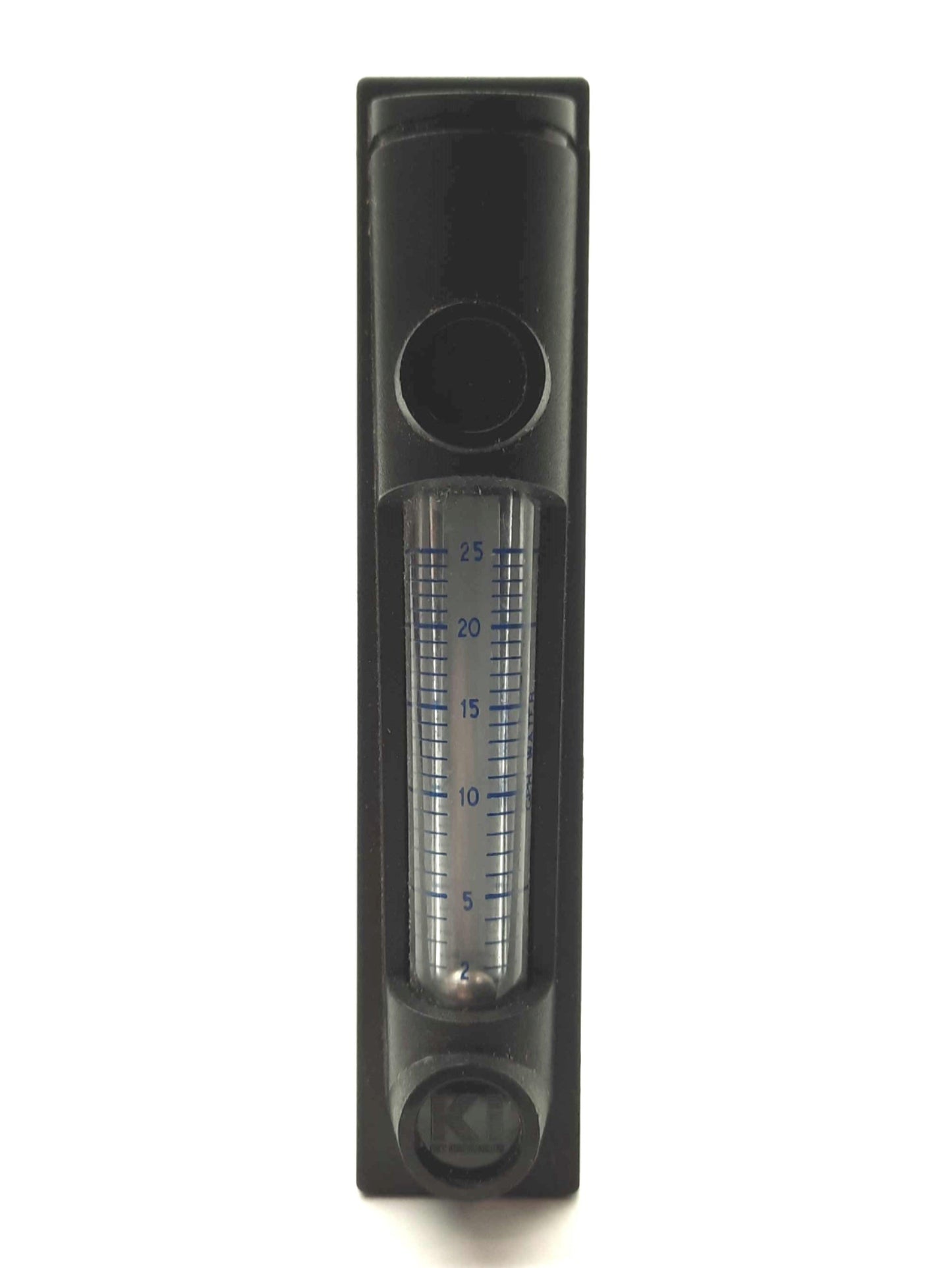 Used Key Instruments MR3L21SNBN Flowmeter 2-20GPH 2" Scale ±4% 1/8"FNPT 100PSI 150°F