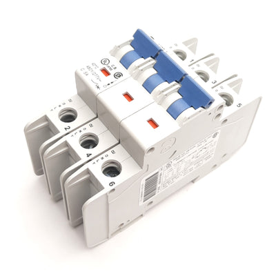 Used Allen Bradley 1489-A3C050 Circuit Breaker 3-P, 5A, 480Y/277v AC, DIN Rail
