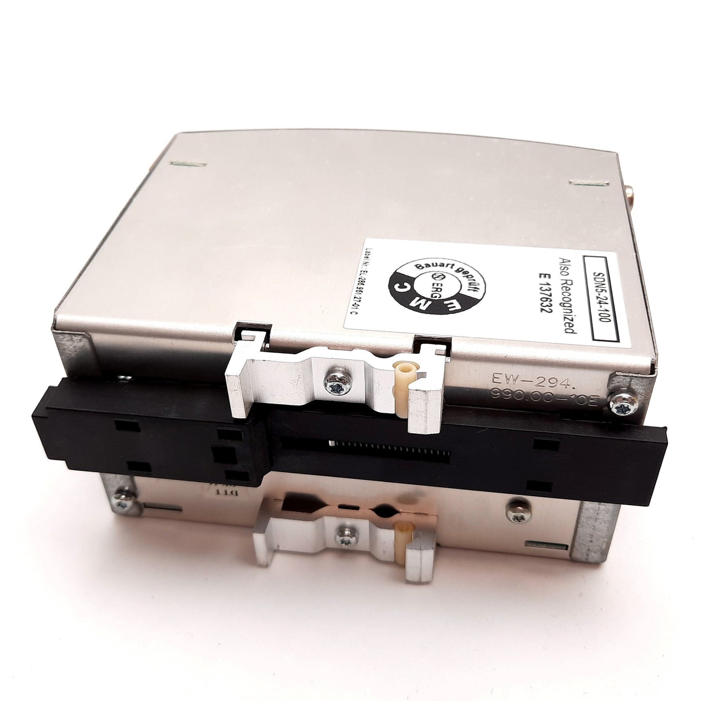 Used Sola SDN 5-24-100 DIN Rail Power Supply, Input: 115/230VAC, Output: 24VDC 5A