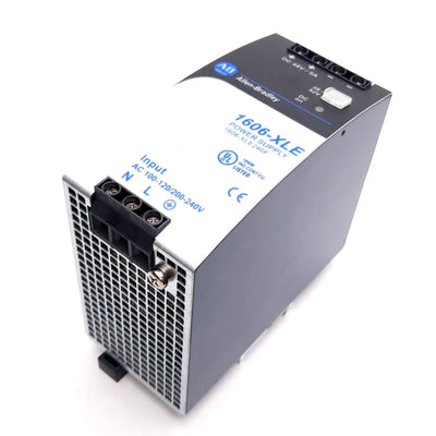 Used Allen Bradley 1606-XLE240F Power Supply, Input 100-240VAC, Output 48VDC 5A 240W