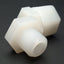 New Lot of 8 Parker N8ME6 Fast & Tite Thermoplastic Male Elbow 1/2" Tube, 3/8" NPT