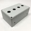 Used Hoffman Q4PBPCDM Pushbutton Enclosure Box 4-Hole Ø22.5mm, 200mm x 120mm x 87mm