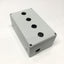 Used Hoffman Q4PBPCDM Pushbutton Enclosure Box 4-Hole Ø22.5mm, 200mm x 120mm x 87mm