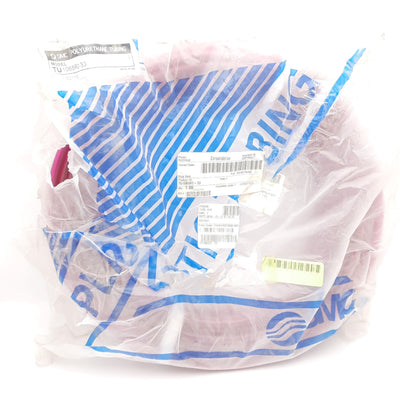 New SMC TU1065R2-33 Polyurethane Tubing Clear Red 100Ft, 10mm O.D, 6.5I.D