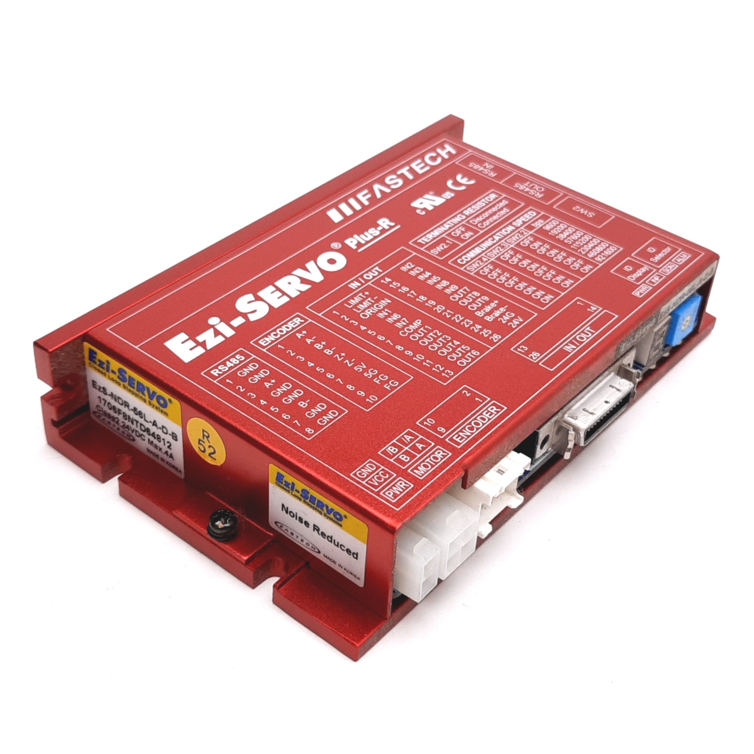 Fastech EzS-NDR-56L-A-D-B Ezi-Servo Plus-R Stepper Drive, 24VDC, 32-Bi ...