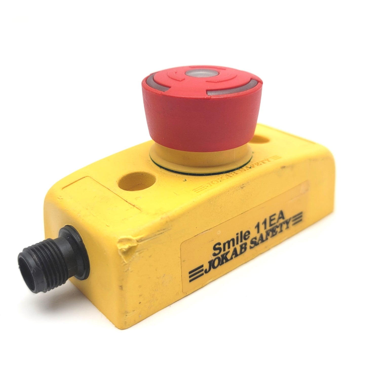 Used Jokab Safety Smile 11EA Emergency Stop Pushbutton 2x NC, M12 5-Pin