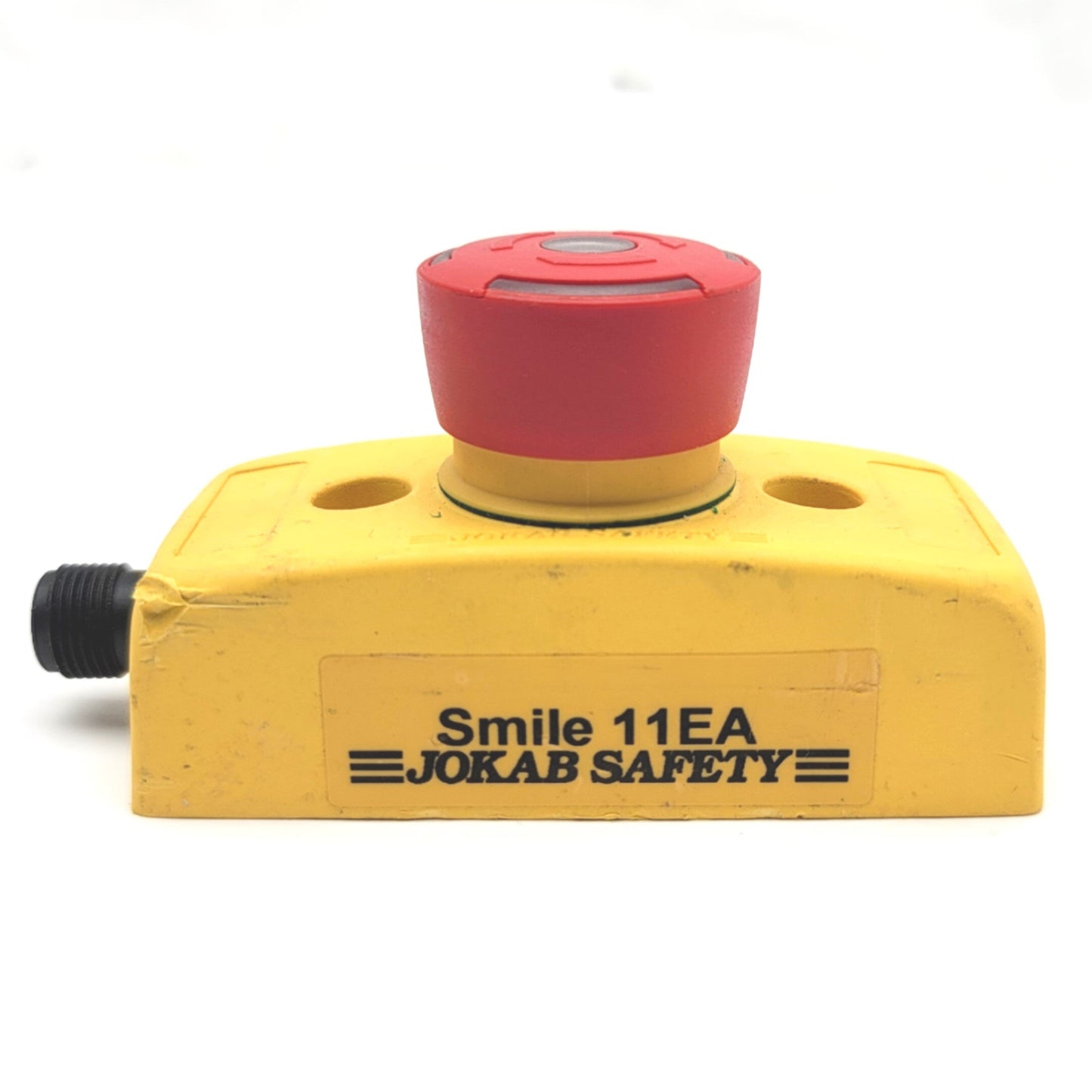 Used Jokab Safety Smile 11EA Emergency Stop Pushbutton 2x NC, M12 5-Pin