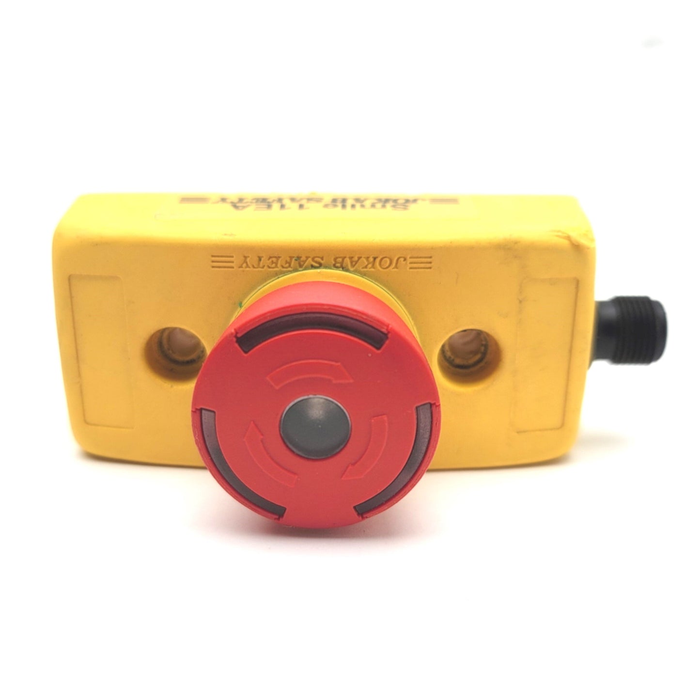 Used Jokab Safety Smile 11EA Emergency Stop Pushbutton 2x NC, M12 5-Pin