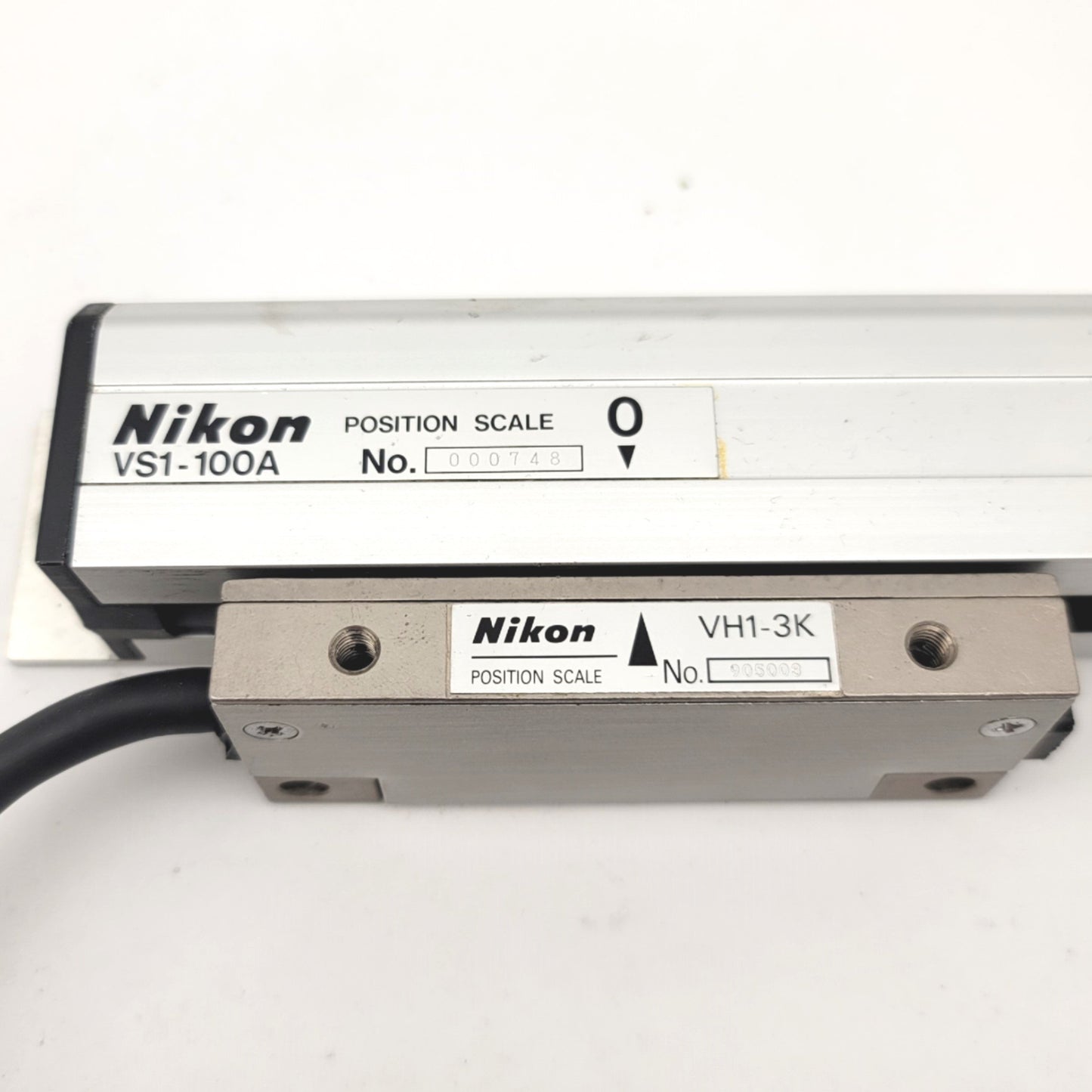 Used Nikon VS1-100A VH1-3K Linear Position Scale 100mm Travel