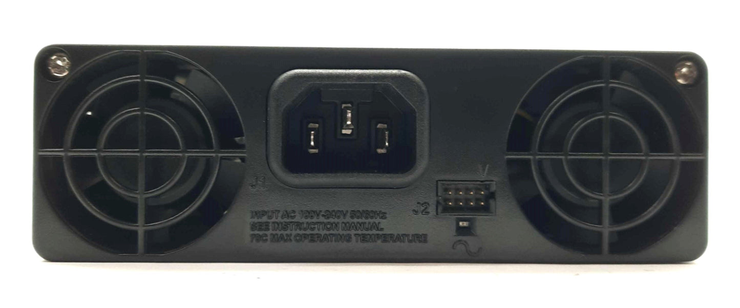 Used Excelsys XVD444400-00-C192 Power Supply, 6-Slot, 4x 24VDC 10A, 100-240VAC 11.5A