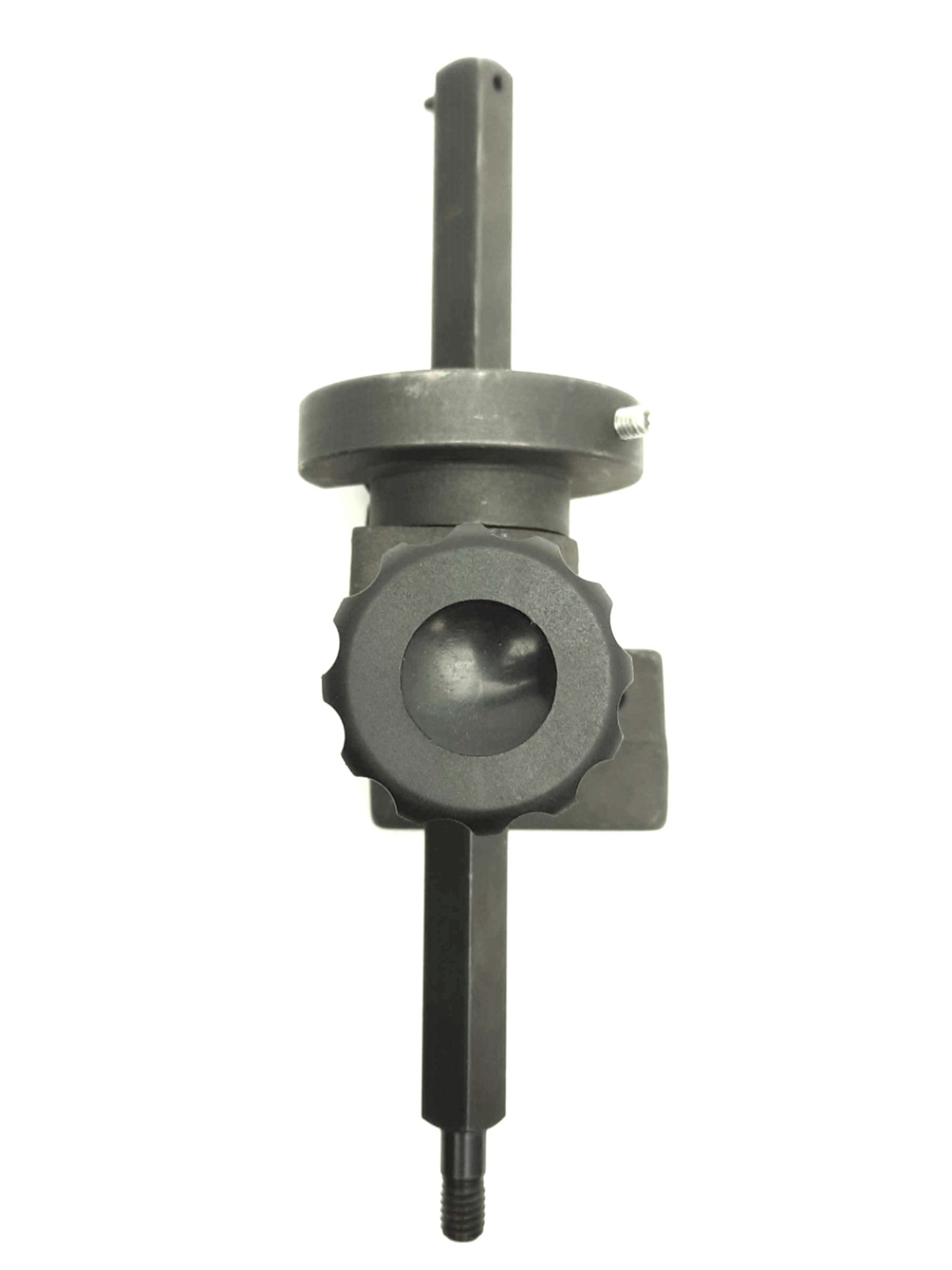 Used Work/Tool Holding Post/Mount 360° Rotation 120mm Range 2x 8mm Holes M10 Thread