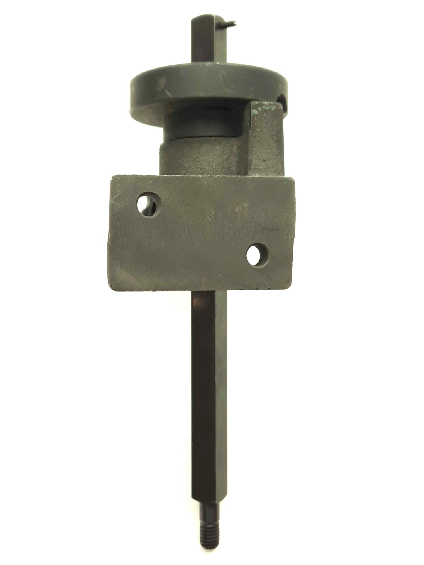 Used Work/Tool Holding Post/Mount 360° Rotation 120mm Range 2x 8mm Holes M10 Thread