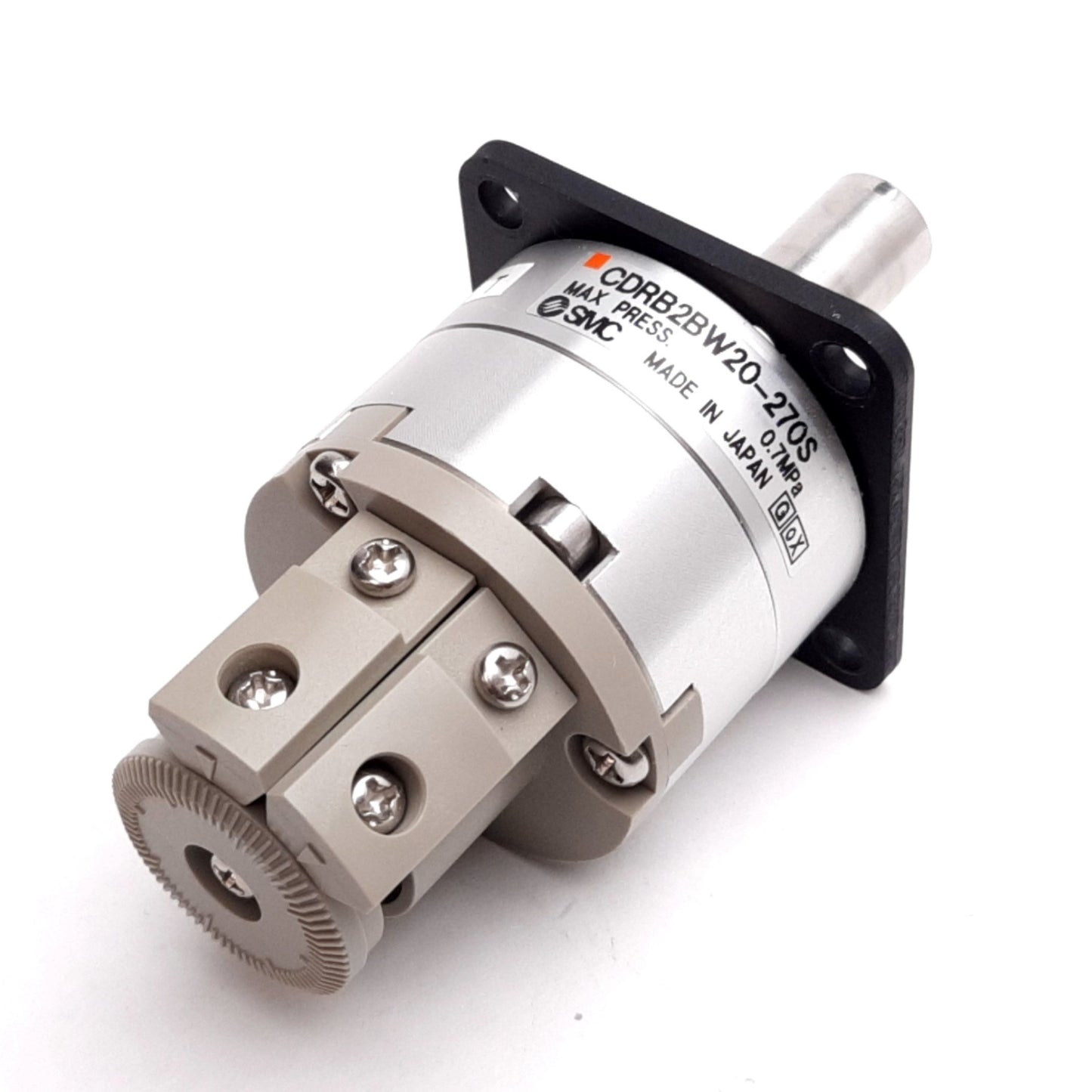 Used SMC CDRB2BW20-270S Rotary Actuator, Vane Style, Rotation: 270°, 0.7MPa, M5x0.8