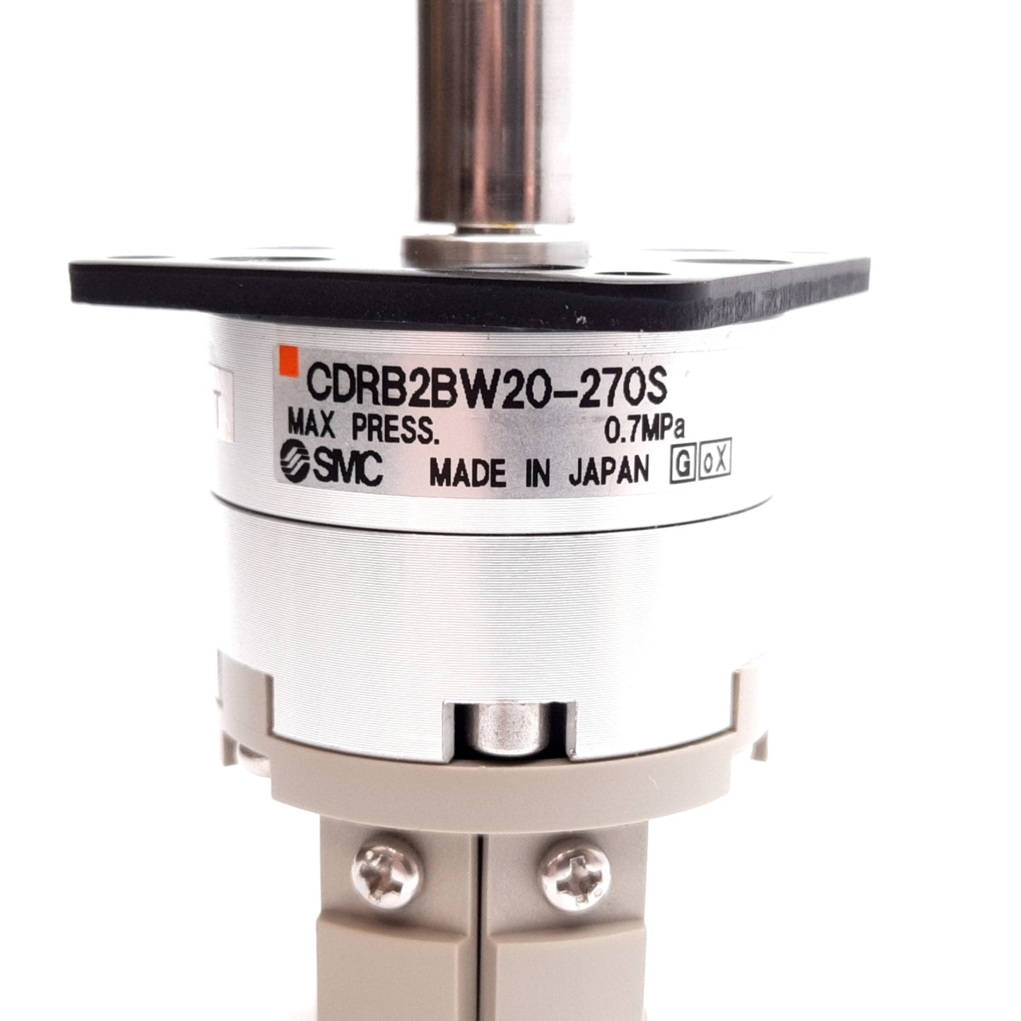 Used SMC CDRB2BW20-270S Rotary Actuator, Vane Style, Rotation: 270°, 0.7MPa, M5x0.8
